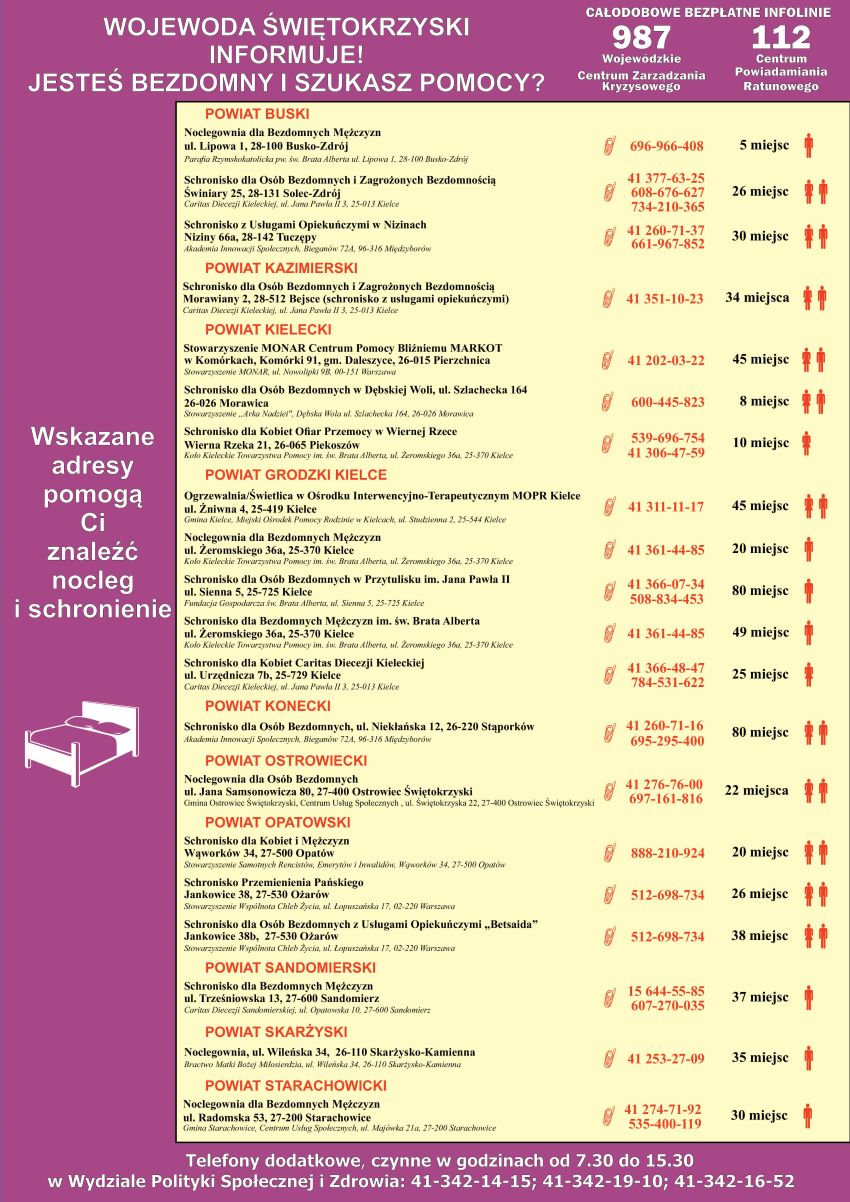 Plakat_-_plac&oacute;wki_świadczące_usługi_dla_bezdomnych_2025_2026