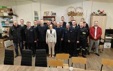 Poseł Agata Wojtyszek z wizytą w jednostkach OSP z terenu Gminy Nowa Słupia 4