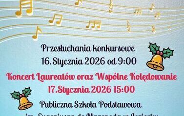 &nbsp;I Gminny Konkurs Kolęd i Pastorałek im. ks. Euzebiusza Pinakiewicza &ndash; Zapraszamy do udziału! &nbsp;&nbsp; 1