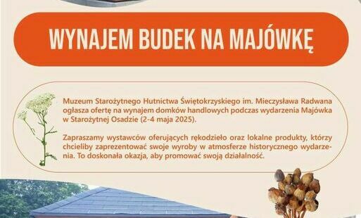 Zdjęcie do Oferta wynajmu domk&oacute;w handlowych podczas wydarzenia &ndash; Maj&oacute;wka w Starożytnej Osadzie (2-4 maja 2025).