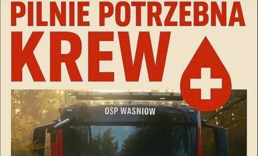 Zdjęcie do Pilnie potrzebna krew.