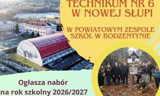 Zdjęcie do Rekrutacja do Technikum nr 6 w Nowej Słupi