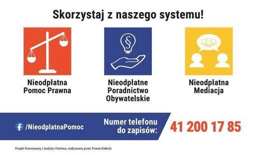 Zdjęcie do Nieodpłatna pomoc prawna, poradnictwo obywatelskie, mediacja oraz edukacja prawna w 2026 r.