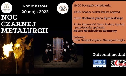 Zdjęcie do Zapraszamy 20 maja od 19:00 do 23:00 na Noc Czarnej Metalurgii