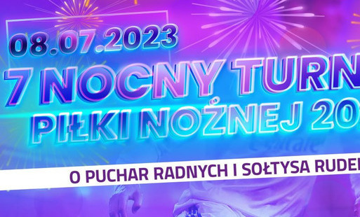 Zdjęcie do VII NOCNY TURNIEJ  PIŁKARSKI O PUCHAR SOŁTYSA I RADNYCH RUDEK. 8 LIPCA 2023 r.