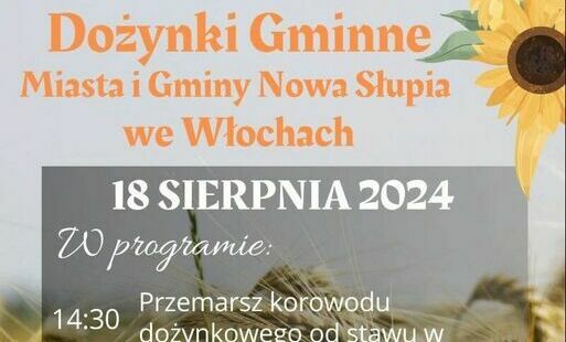 Zdjęcie do Dożynki Gminne we Włochach. 18 sierpnia, godz. 14.30