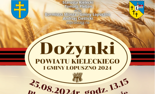 Zdjęcie do Dożynki Powiatu Kieleckiego. 25 sierpnia 2024 r. w Łopusznie