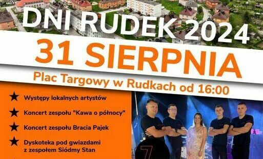 Zdjęcie do Dni Rudek. 31 sierpnia 2024. Zapraszamy