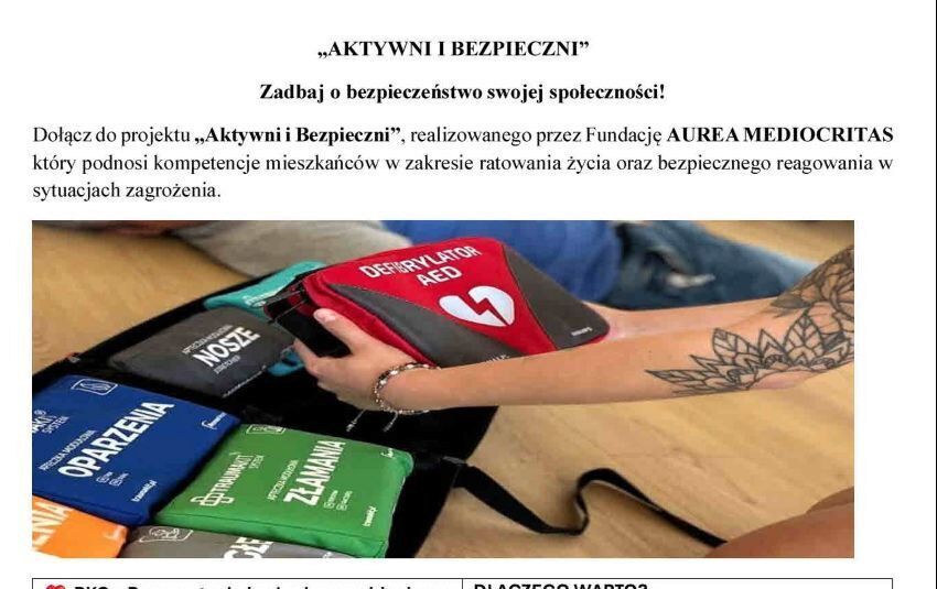 Projekt „Aktywni i Bezpieczni” w Rudkach